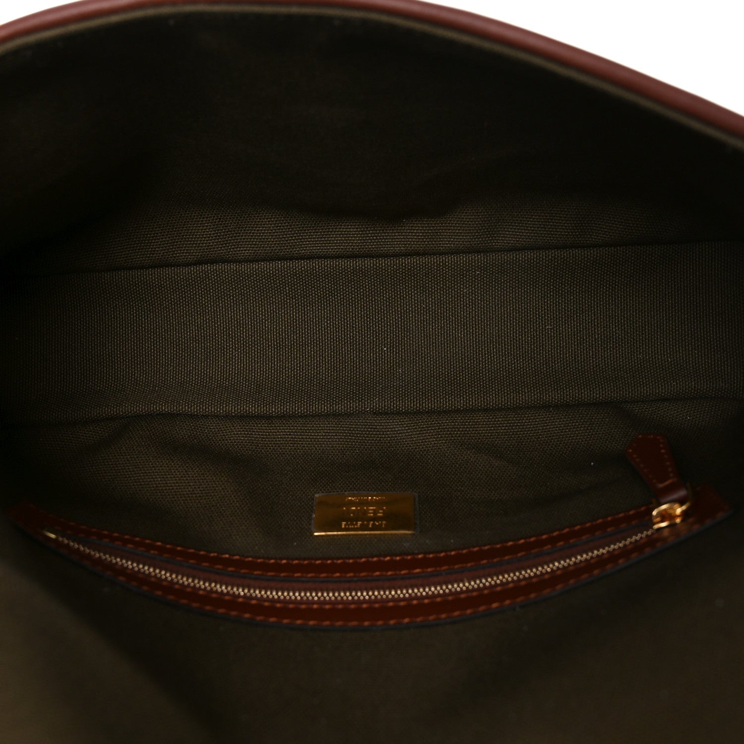 Fendi X SARA COLEMAN Canvas Vitello King FF Fish Eye Embroidered Baguette Amazzonia Ghianda 5 of 10