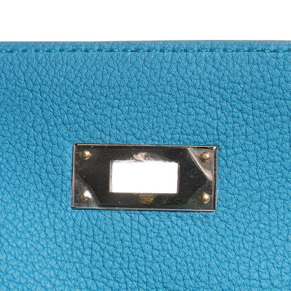 Hermes Togo Swift Ghillies Kelly 32 Turquoise 12 of 29