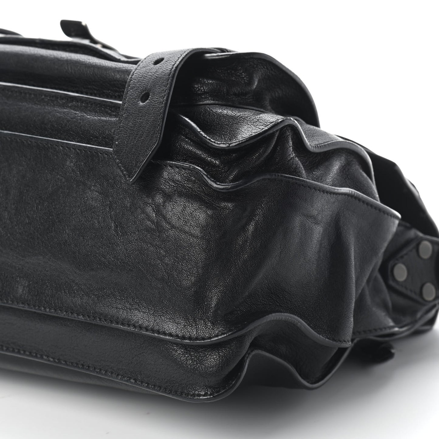 Lambskin Medium PS1 Satchel Black