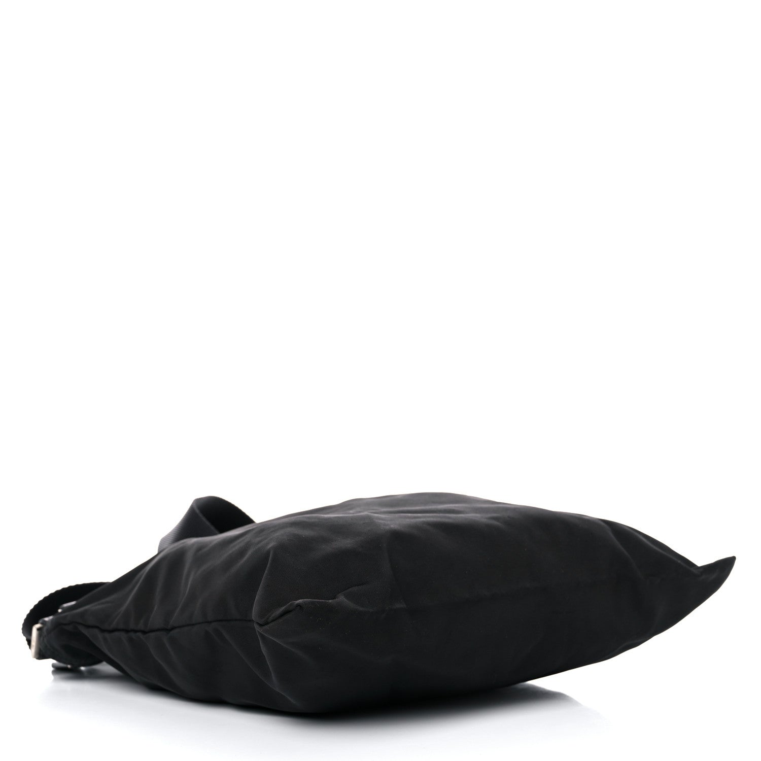 Prada Nylon Saffiano Flat Messenger Bag Black 3 of 9