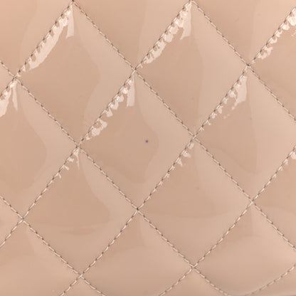 Chanel Patent Quilted Timeless Clutch Pink 15 of 15