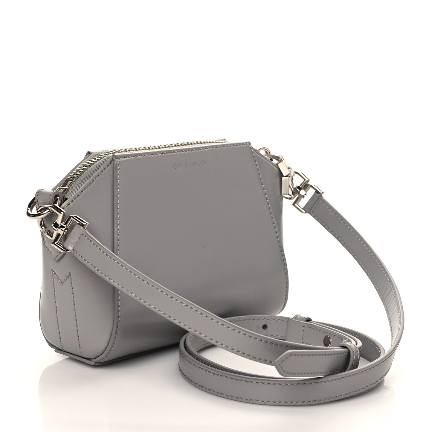Smooth Calfskin Nano Antigona Grey