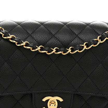 Chanel Caviar Quilted Medium Double Flap Black 8 of 10