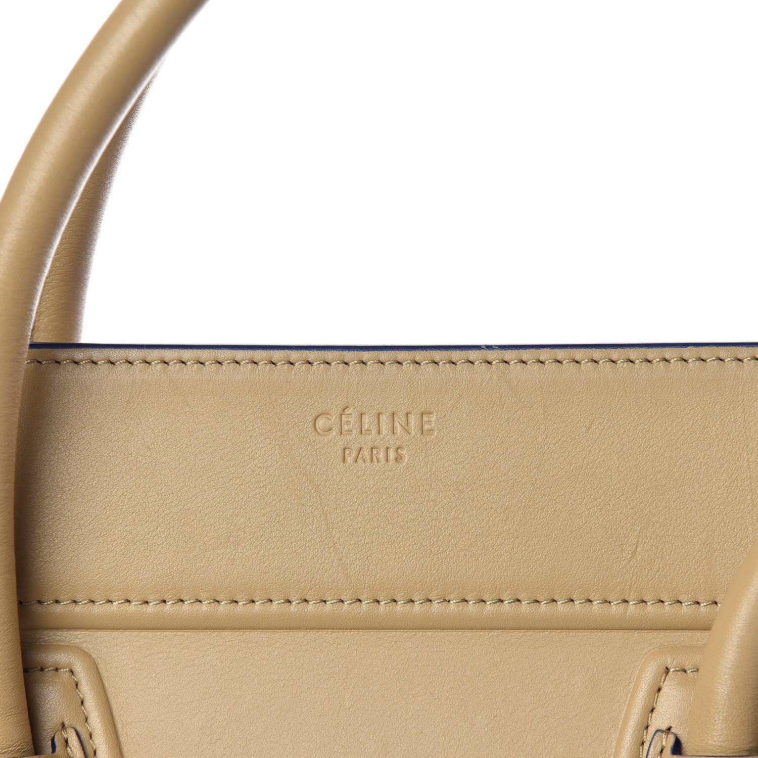 Celine Smooth Calfskin Medium Phantom Luggage Sand 12 of 13