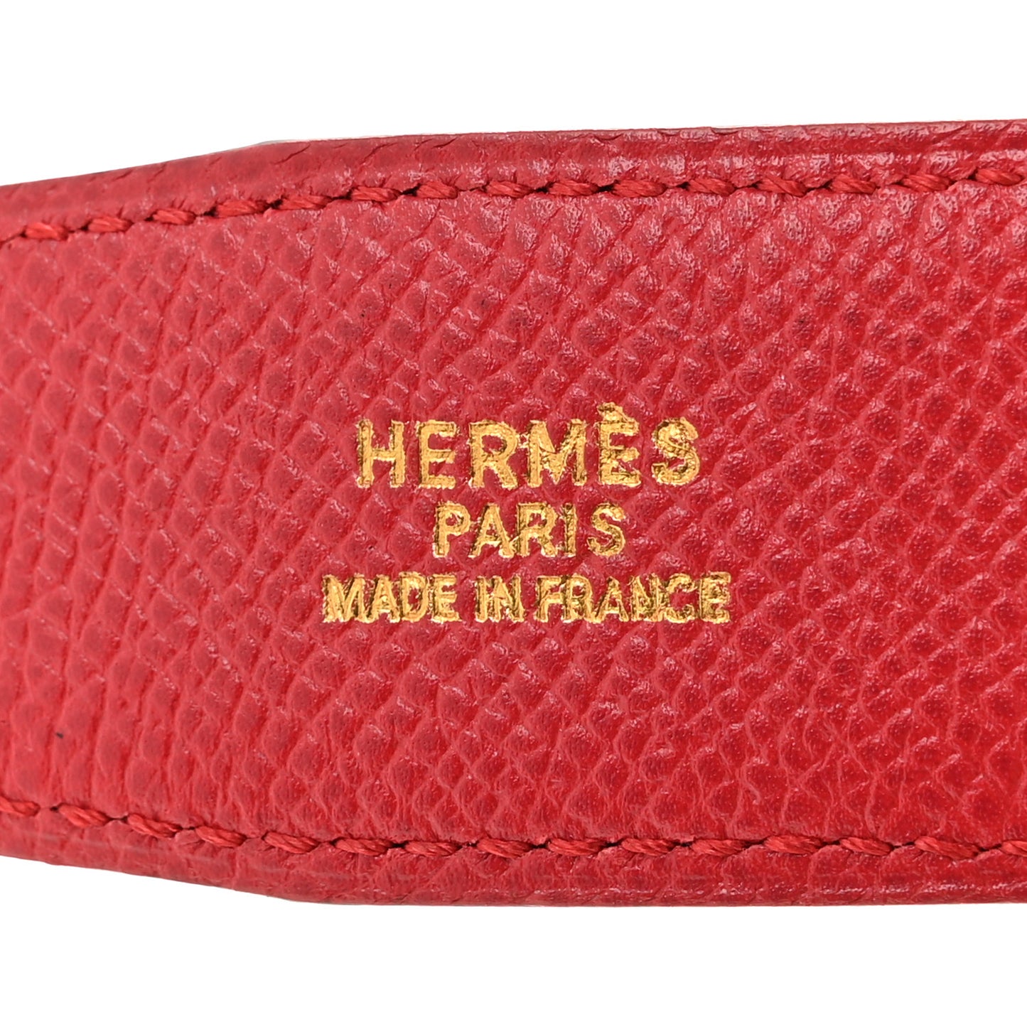 Box Courchevel 32mm H Belt 70 28 Black Rouge Garance
