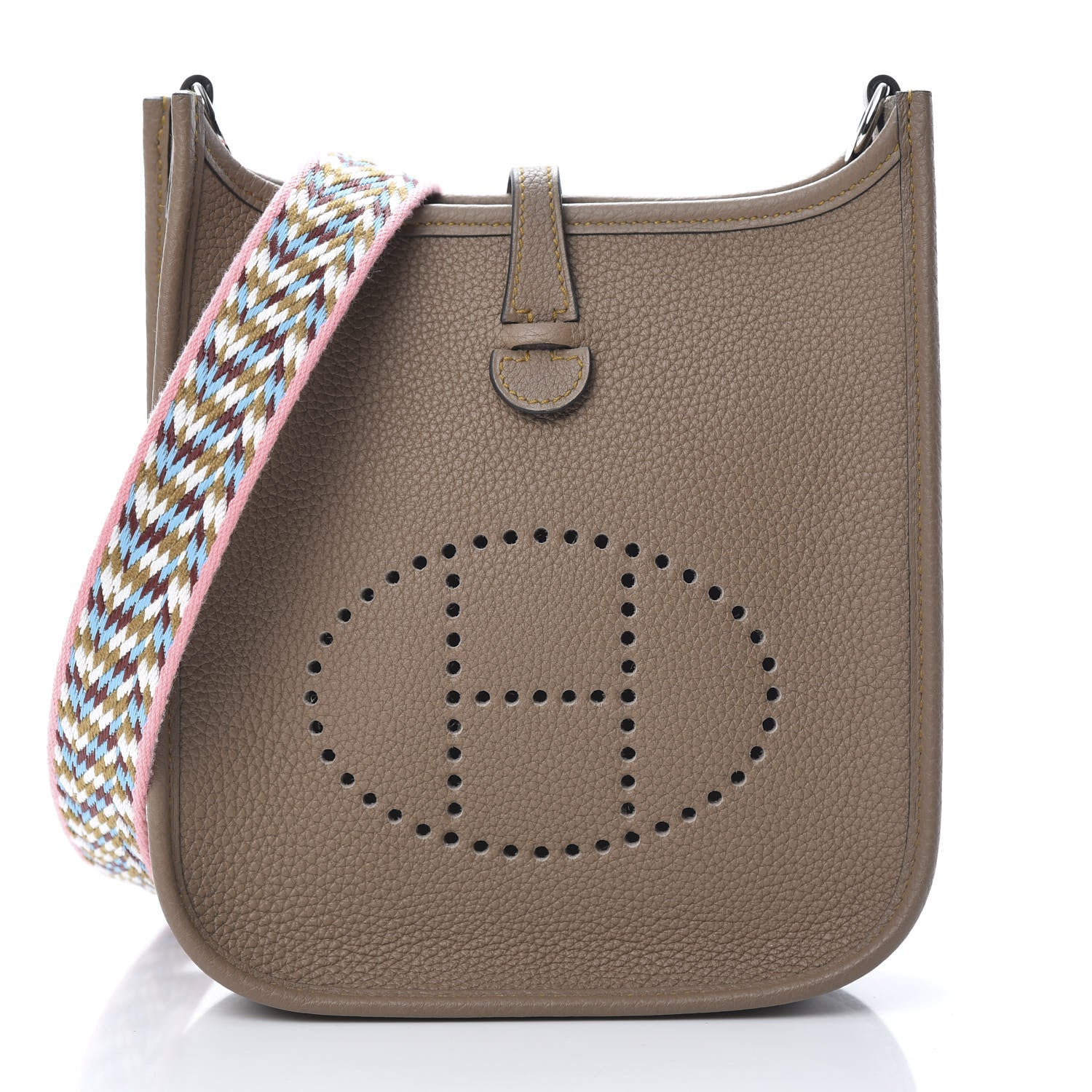 Hermes Taurillon Maurice Zigzag Evelyne TPM Beige Weimar 8 of 11