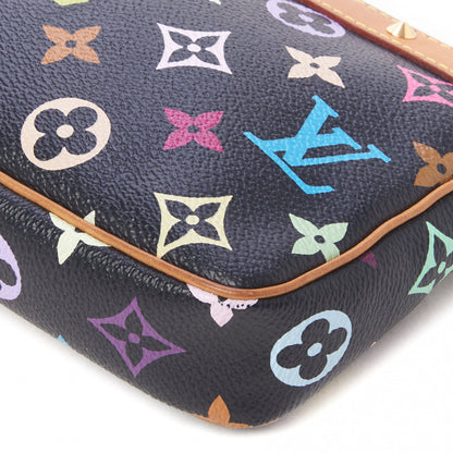 Louis Vuitton Monogram Multicolor Pochette Accessories Black 5 of 8