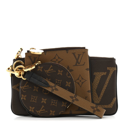 Louis Vuitton Reverse Monogram Giant Trio Pouch 1 of 11