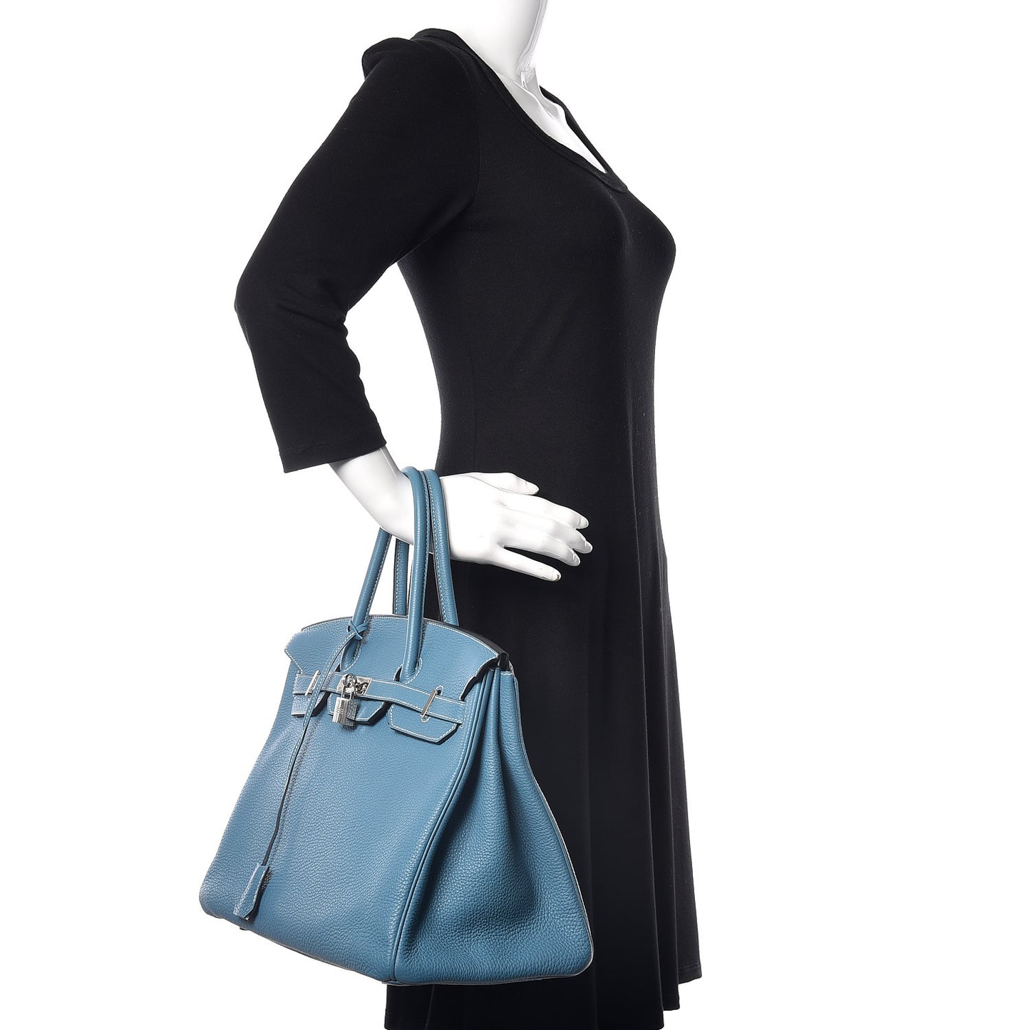 Togo Birkin 35 Blue Jean