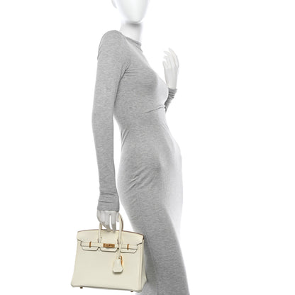 Hermes Togo Birkin 25 Mushroom 2 of 11