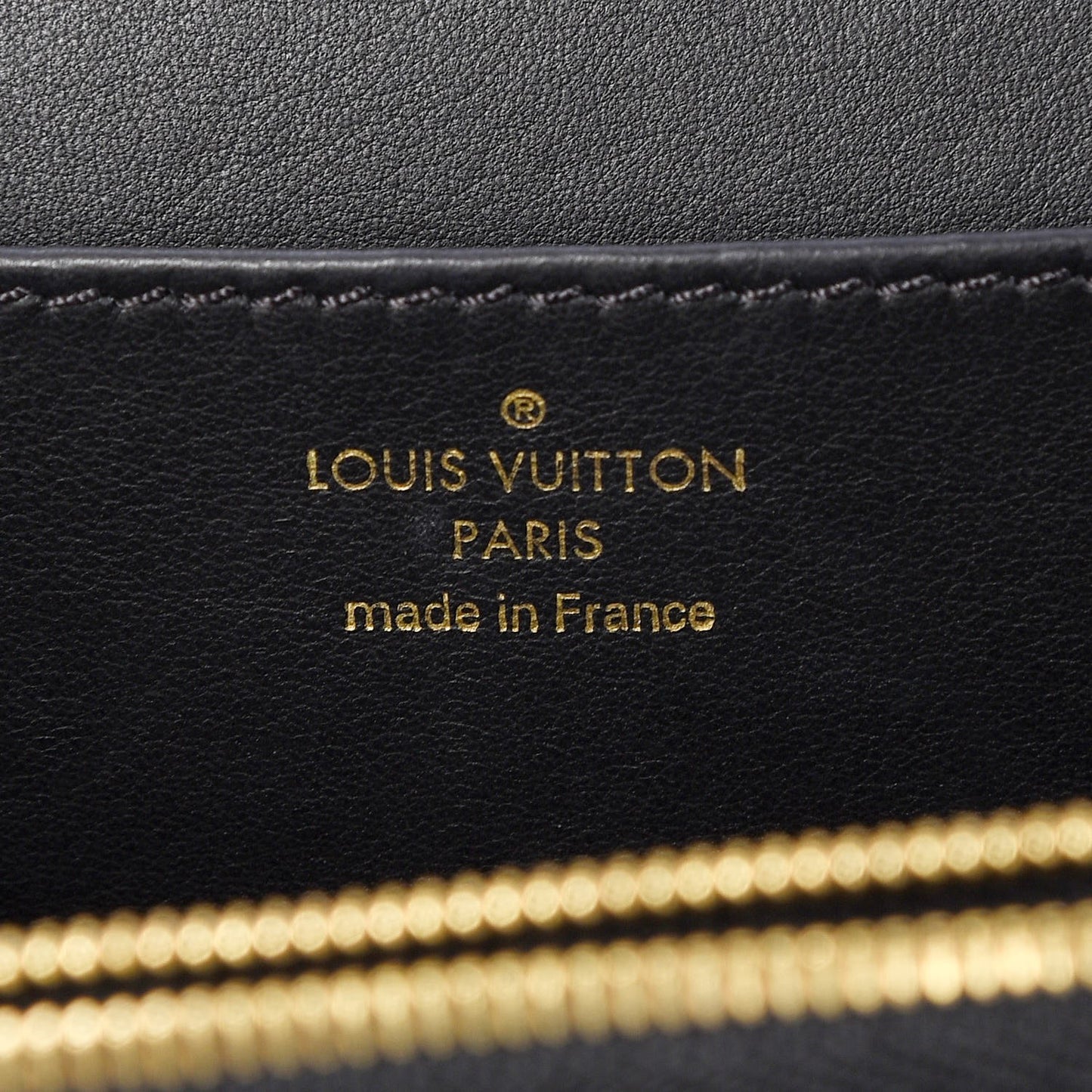 Grained Calfskin Vivienne NM Black
