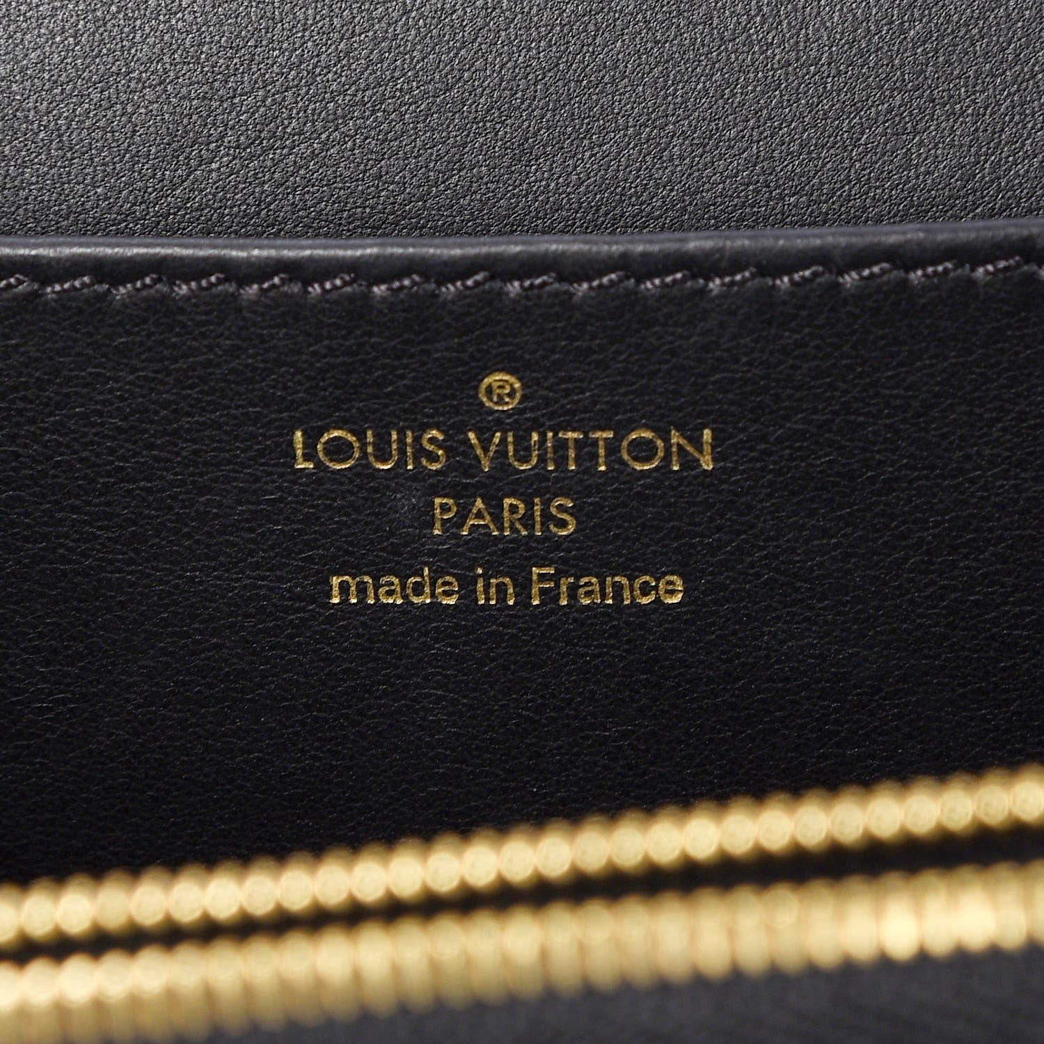 Louis Vuitton Grained Calfskin Vivienne NM Black 6 of 6