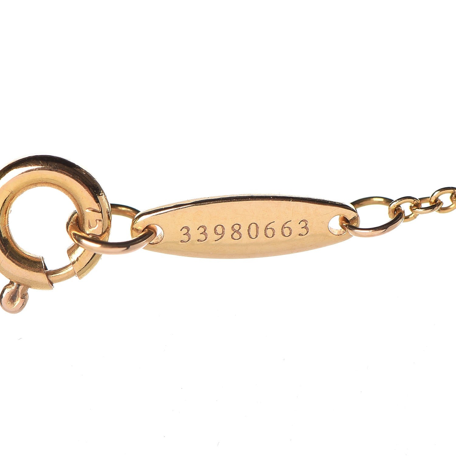 Tiffany 18K Yellow Gold Diamond .19ct Elsa Peretti Diamonds by the Yard Pendant Necklace 6 of 9