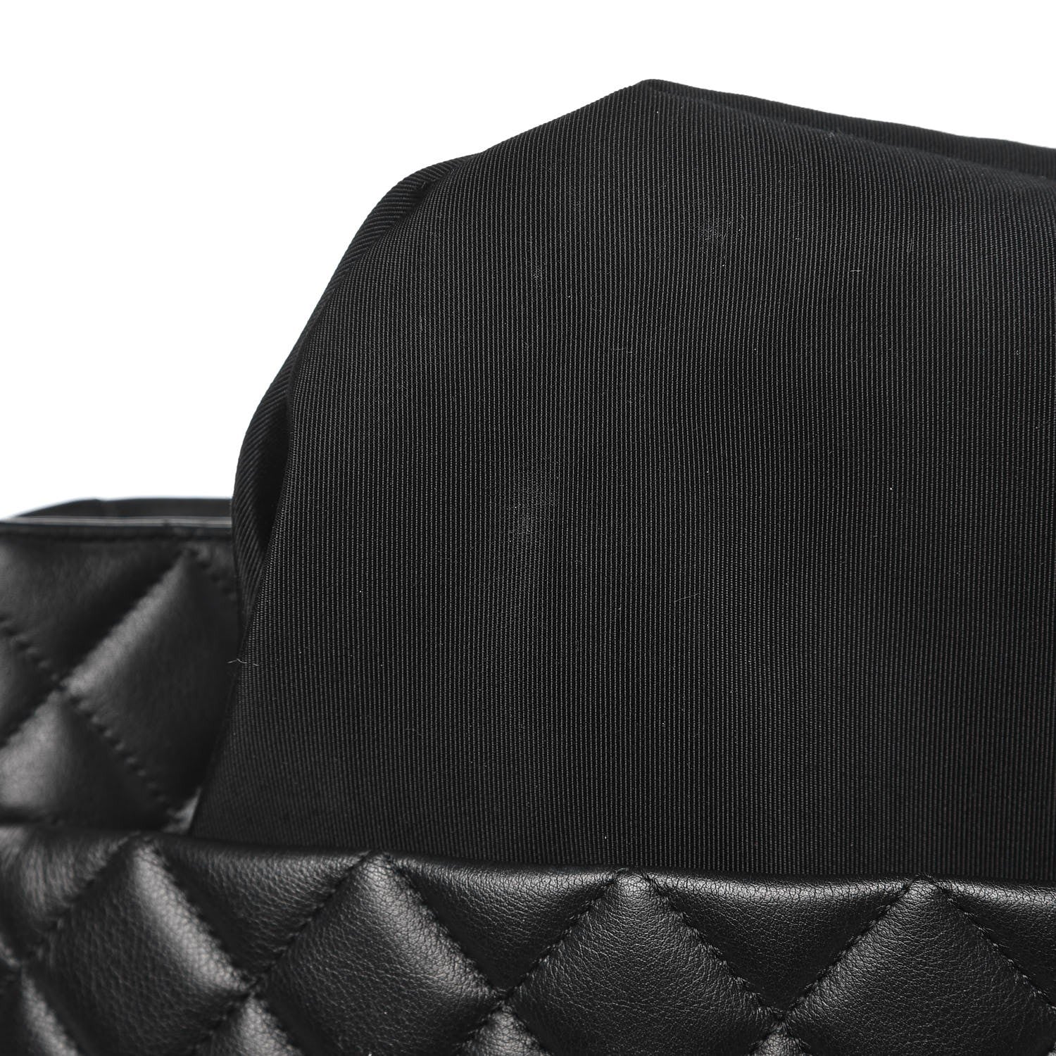 Chanel Calfskin Quilted Large CC Shopping Tote Black 11 of 12