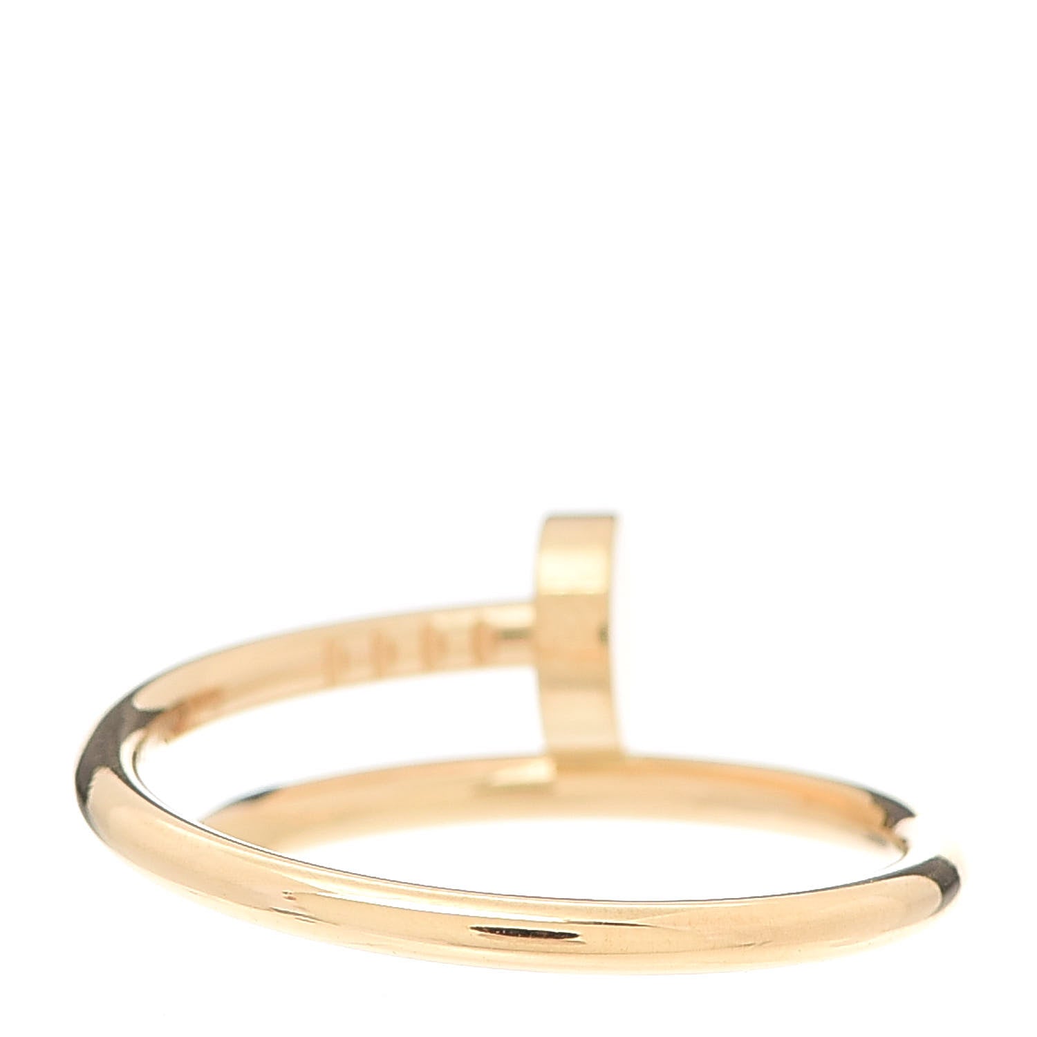 Cartier 18K Yellow Gold Small Juste Un Clou Ring 54 6.75 3 of 7