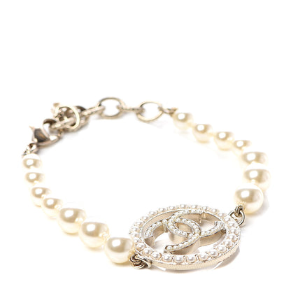 Chanel Pearl CC Bracelet Gold 1 of 7