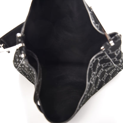 Gucci Suede Guccissima Hobo Black 6 of 11