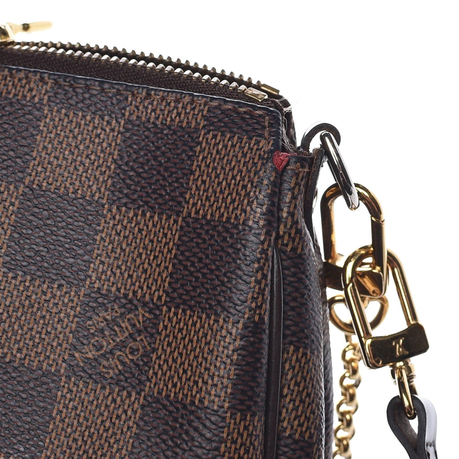 Louis Vuitton Damier Ebene Eva Clutch 12 of 16