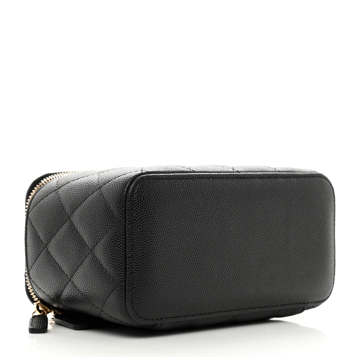 Chanel Caviar Quilted Small Vanity Case With Chain Black 4 of 10