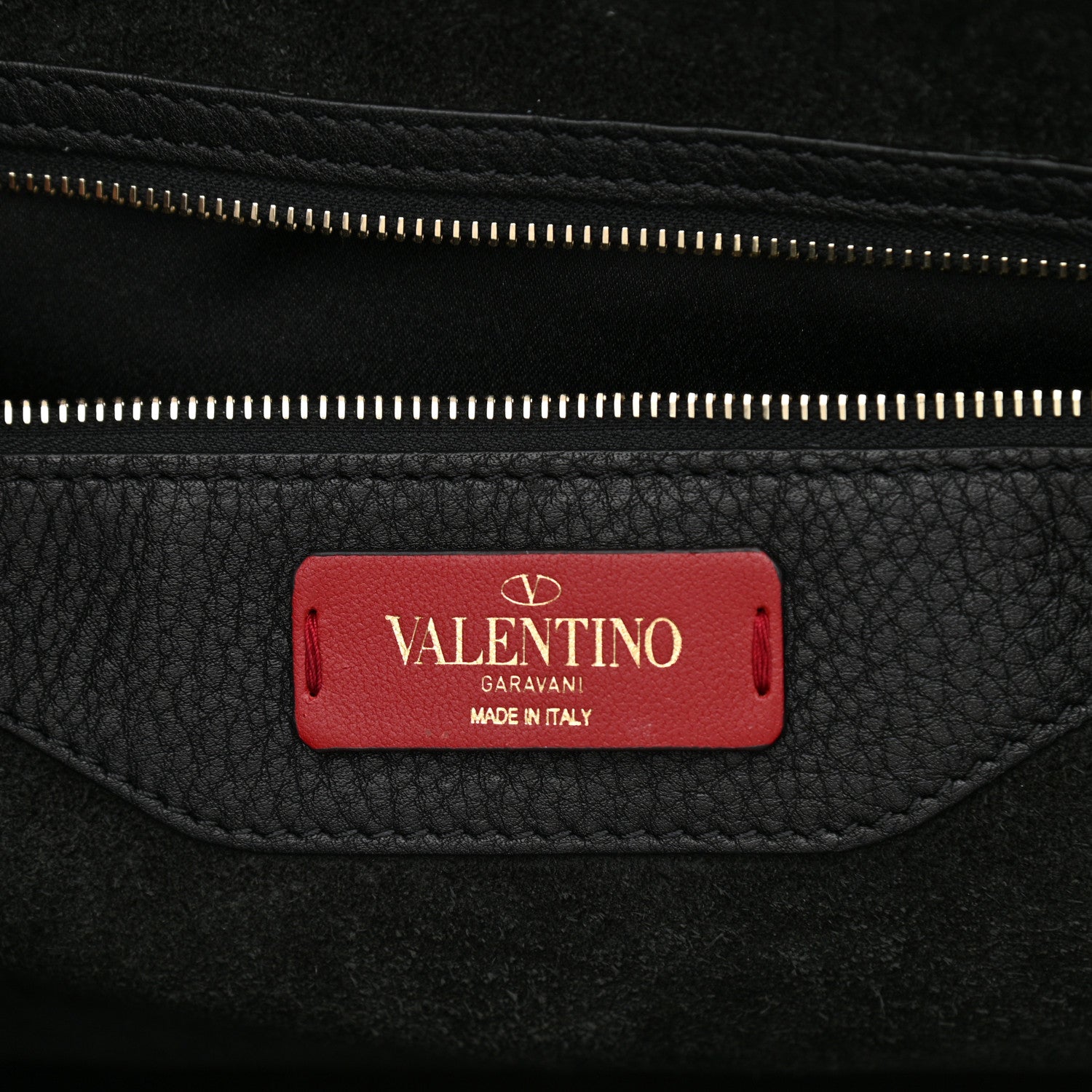 Valentino Garavani Grained Calfskin Rockstud Shoulder Tote Black 6 of 10