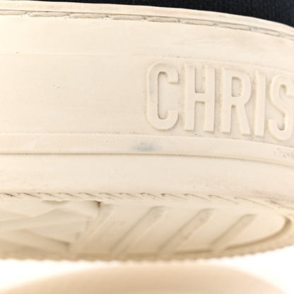 Christian Dior Canvas Walk'N'Dior Low Top Sneakers 37.5 Navy 10 of 11