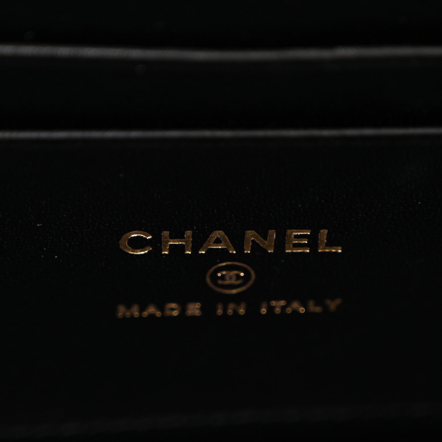 Chanel Lambskin Quilted Metal Small Top Handle Vanity Case With Chain Black 6 of 12
