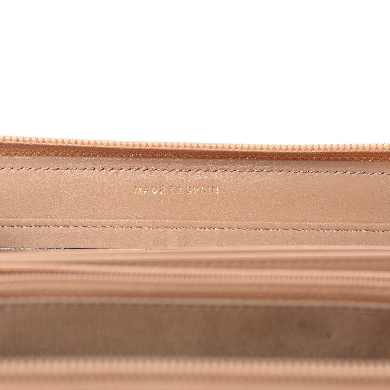 Chanel Caviar Quilted Boy Long Zip Around Wallet Beige 7 of 18