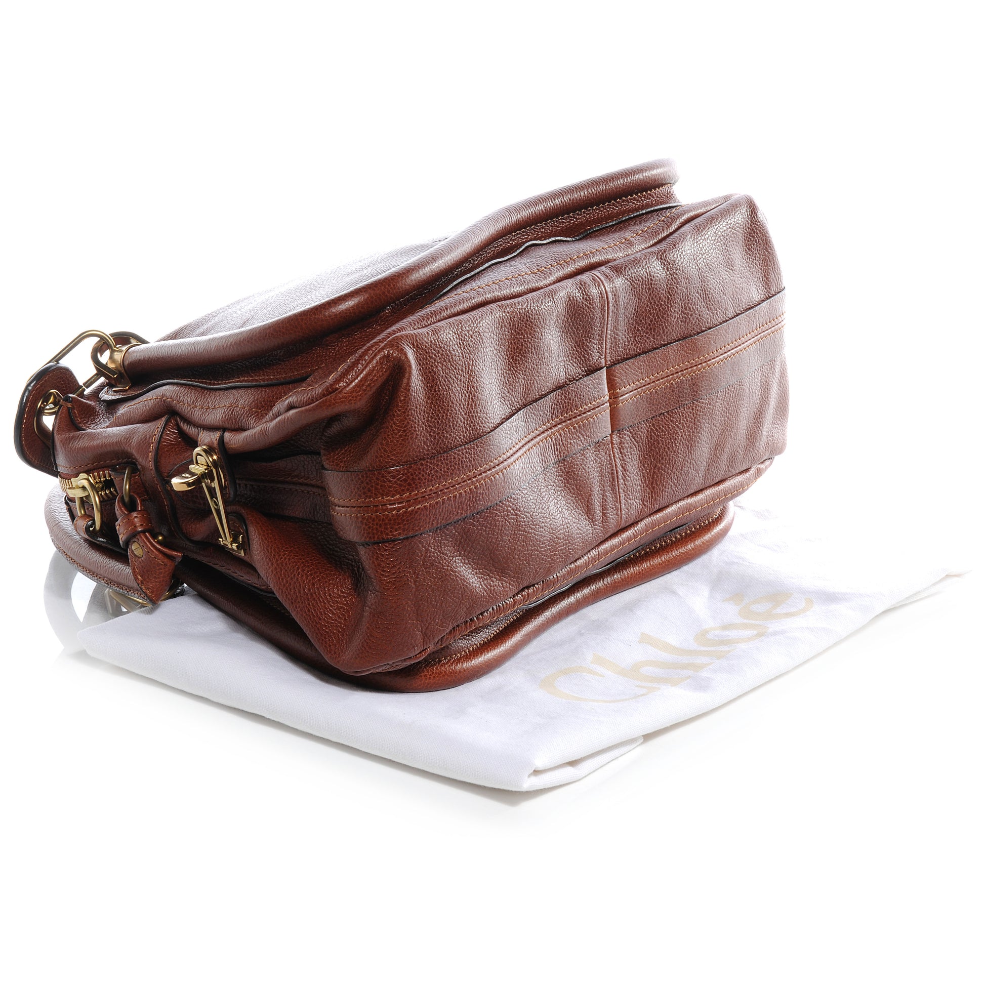 Chloe Calfskin Medium Paraty Caramel 4 of 7