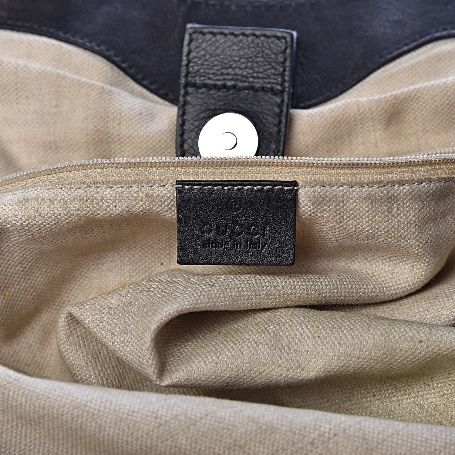Gucci Guccissima Medium Sukey Tote Black 6 of 16
