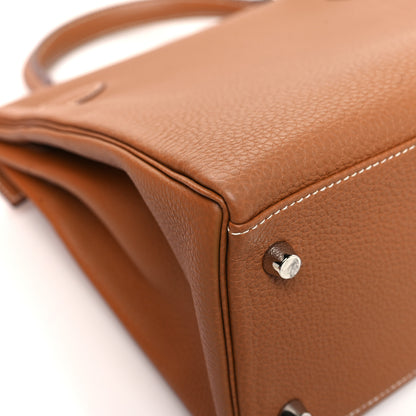 Hermes Togo Kelly Retourne 28 Gold 10 of 12
