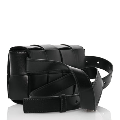 Bottega Veneta Nappa Maxi Intreccio The Belt Cassette Bag Black 3 of 10