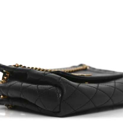 Saint Laurent Lambskin Quilted Monogram Mini Nolita Black 9 of 10