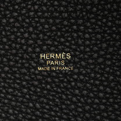 Hermes Taurillon Clemence Picotin Lock 22 MM Black 6 of 10