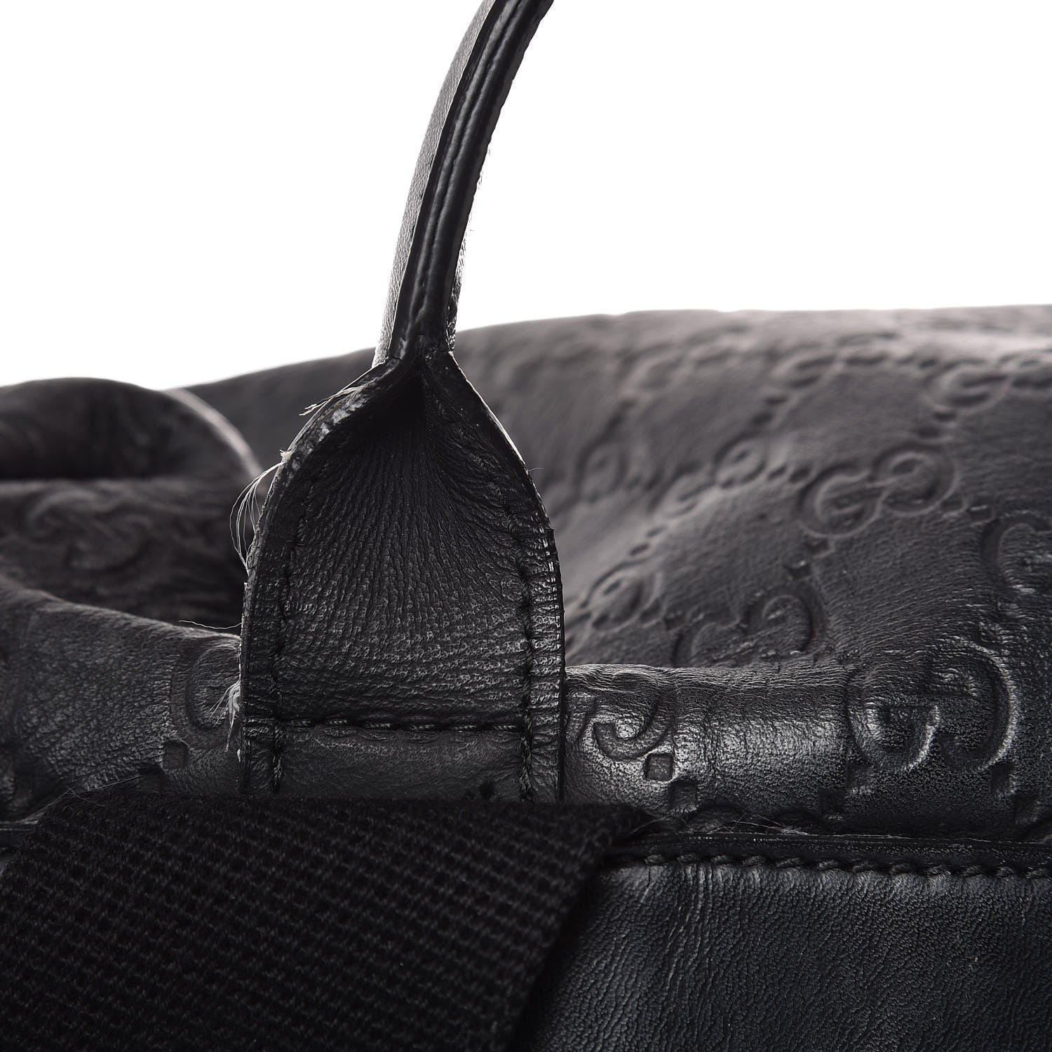 Gucci Guccissima Single Buckle Backpack Black 18 of 21
