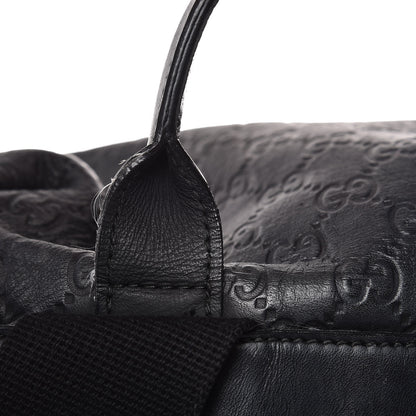 Gucci Guccissima Single Buckle Backpack Black 18 of 21