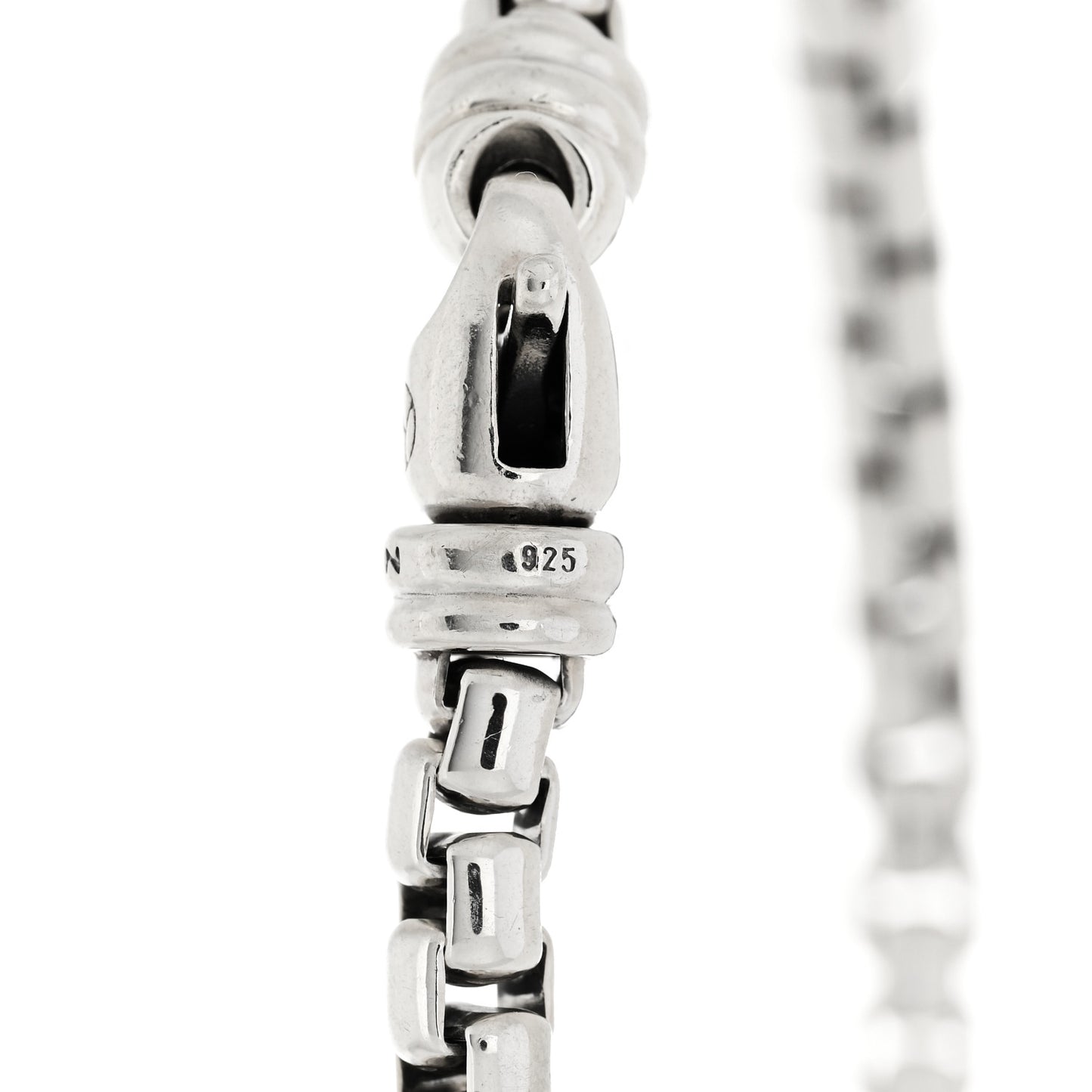 Sterling Silver 7mm Box Chain Bracelet