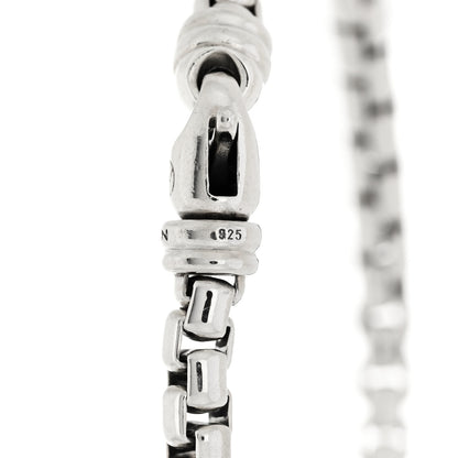 David Yurman Sterling Silver 7mm Box Chain Bracelet 5 of 5