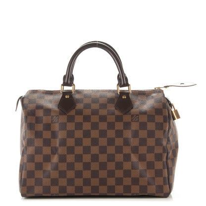 Louis Vuitton Damier Ebene Speedy 30 1 of 7