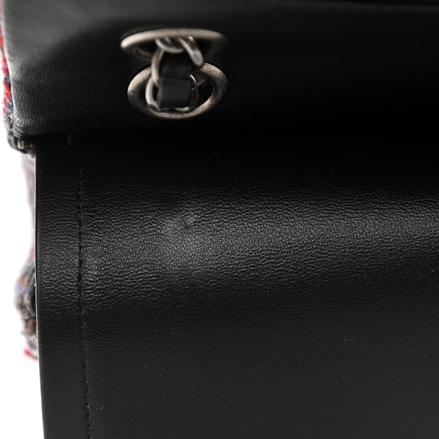 Chanel Tweed Quilted Medium Double Flap 11 of 15