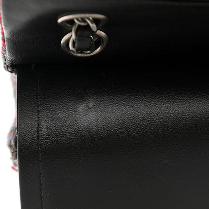 Chanel Tweed Quilted Medium Double Flap 11 of 15