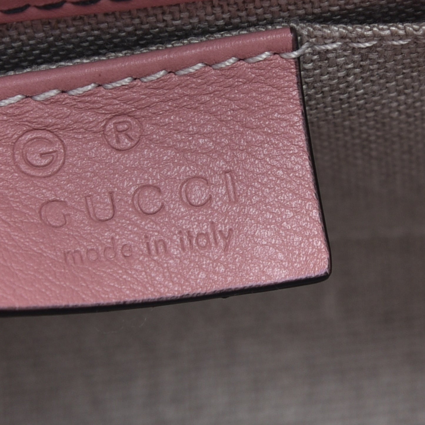 Microguccissima Mini Emily Shoulder Bag Soft Pink