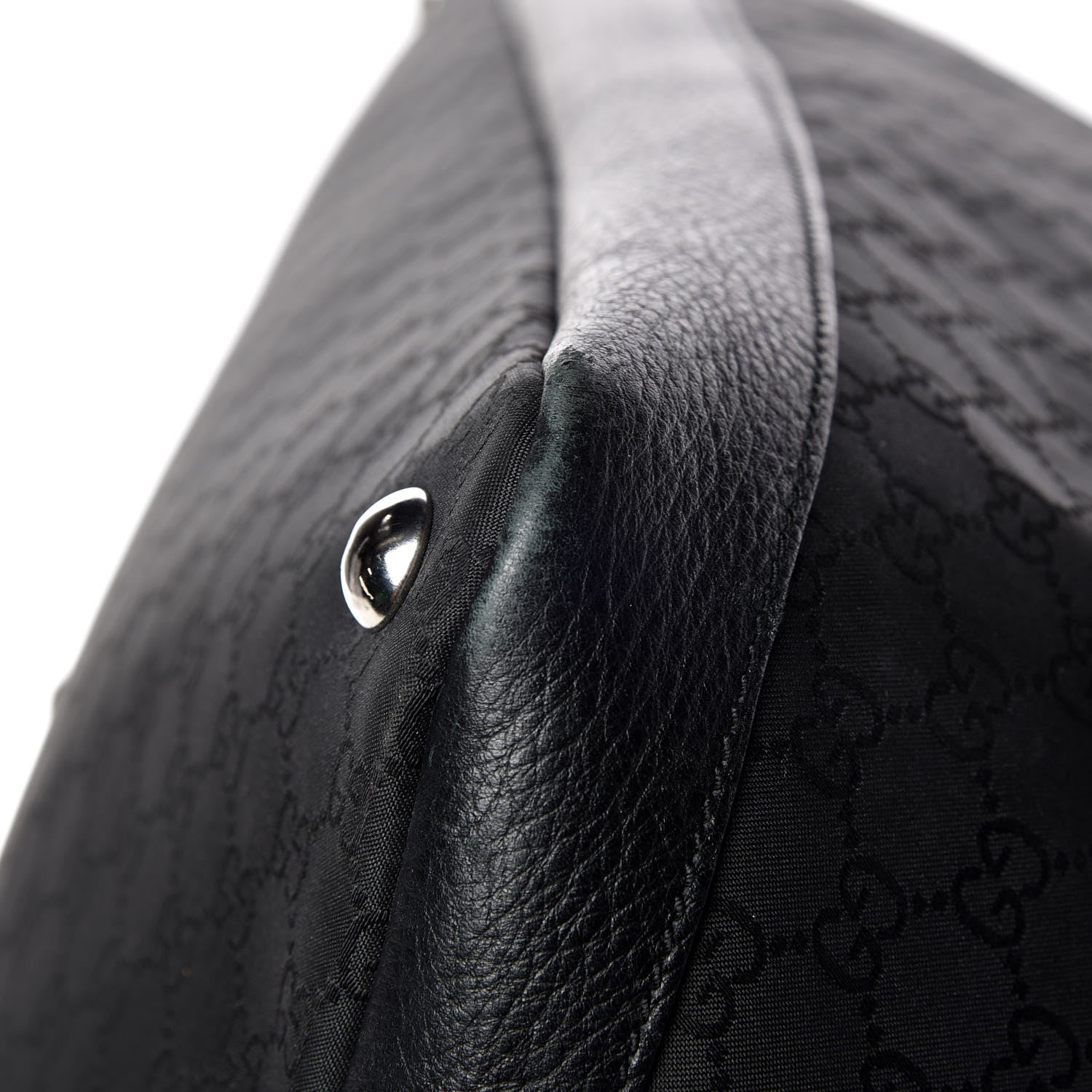 Gucci Nylon Monogram Travel Hobo Black 13 of 13