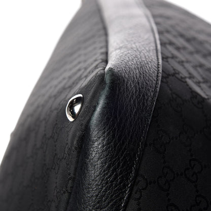 Gucci Nylon Monogram Travel Hobo Black 13 of 13