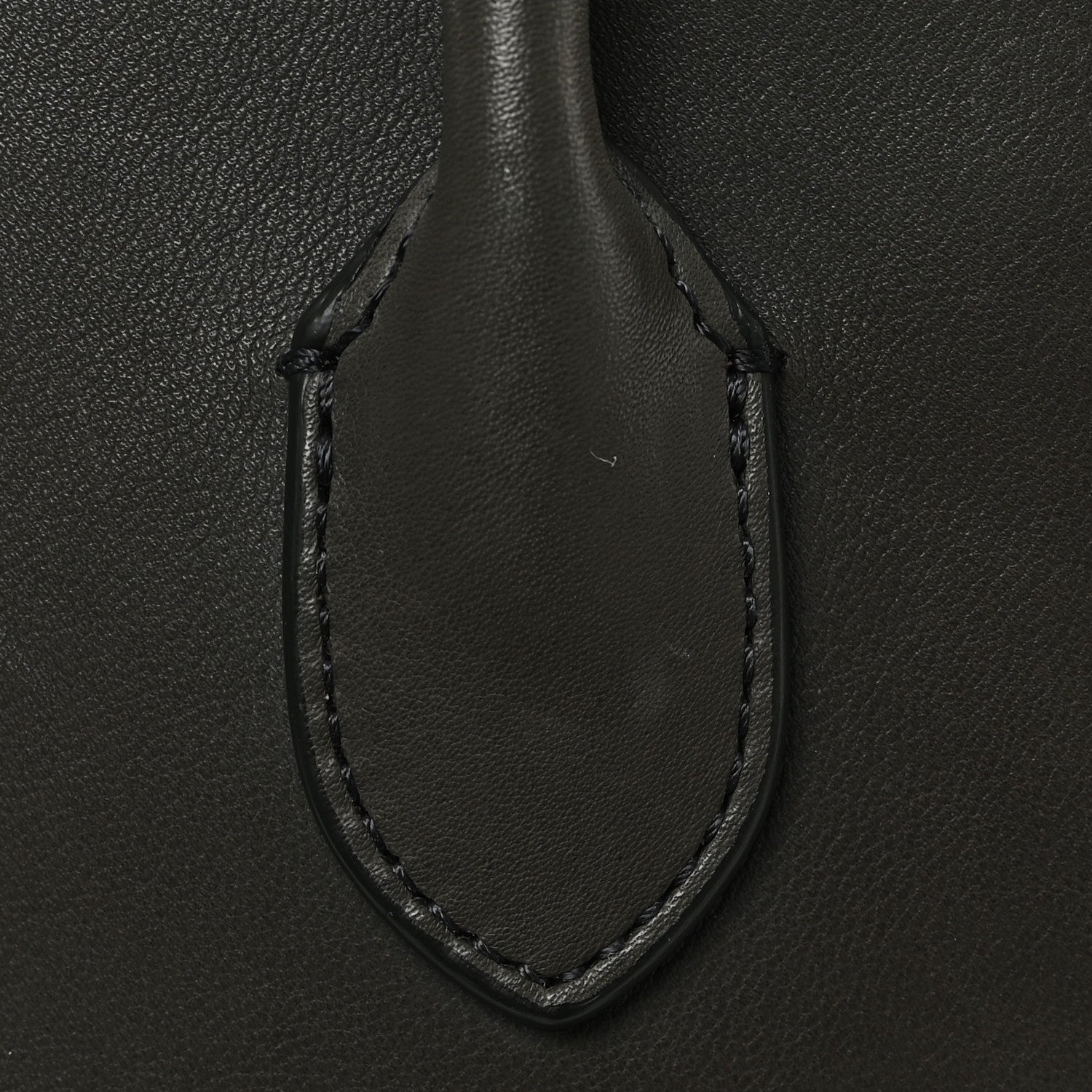 The Row Polished Saddle Calfskin Soft Margaux 15 Koala Grey 10 of 10