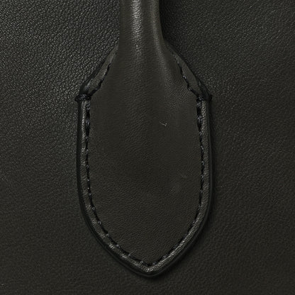 The Row Polished Saddle Calfskin Soft Margaux 15 Koala Grey 10 of 10