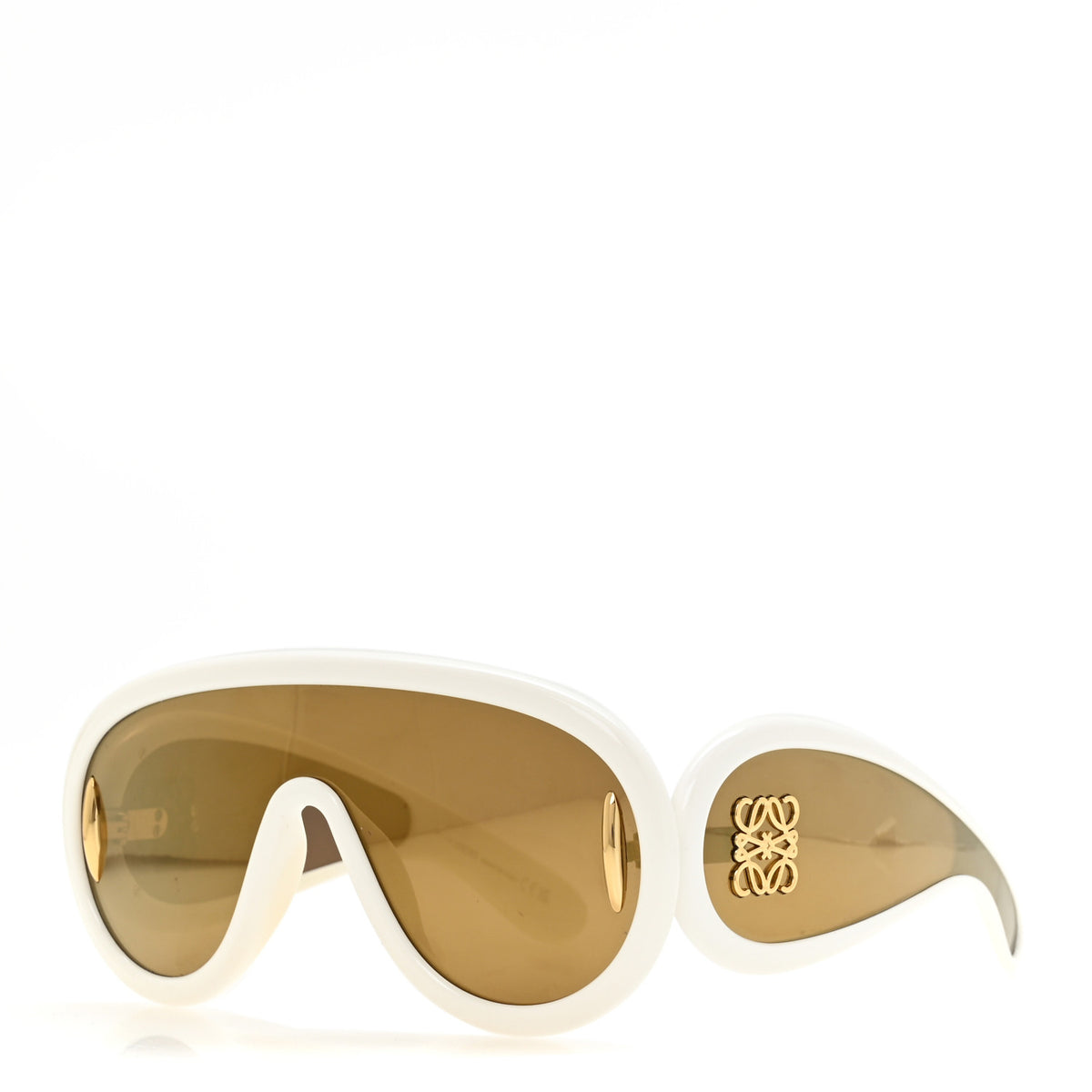 Loewe Acetate Anagram Wave Mask Sunglasses LW40108I Ivory 1 of 6