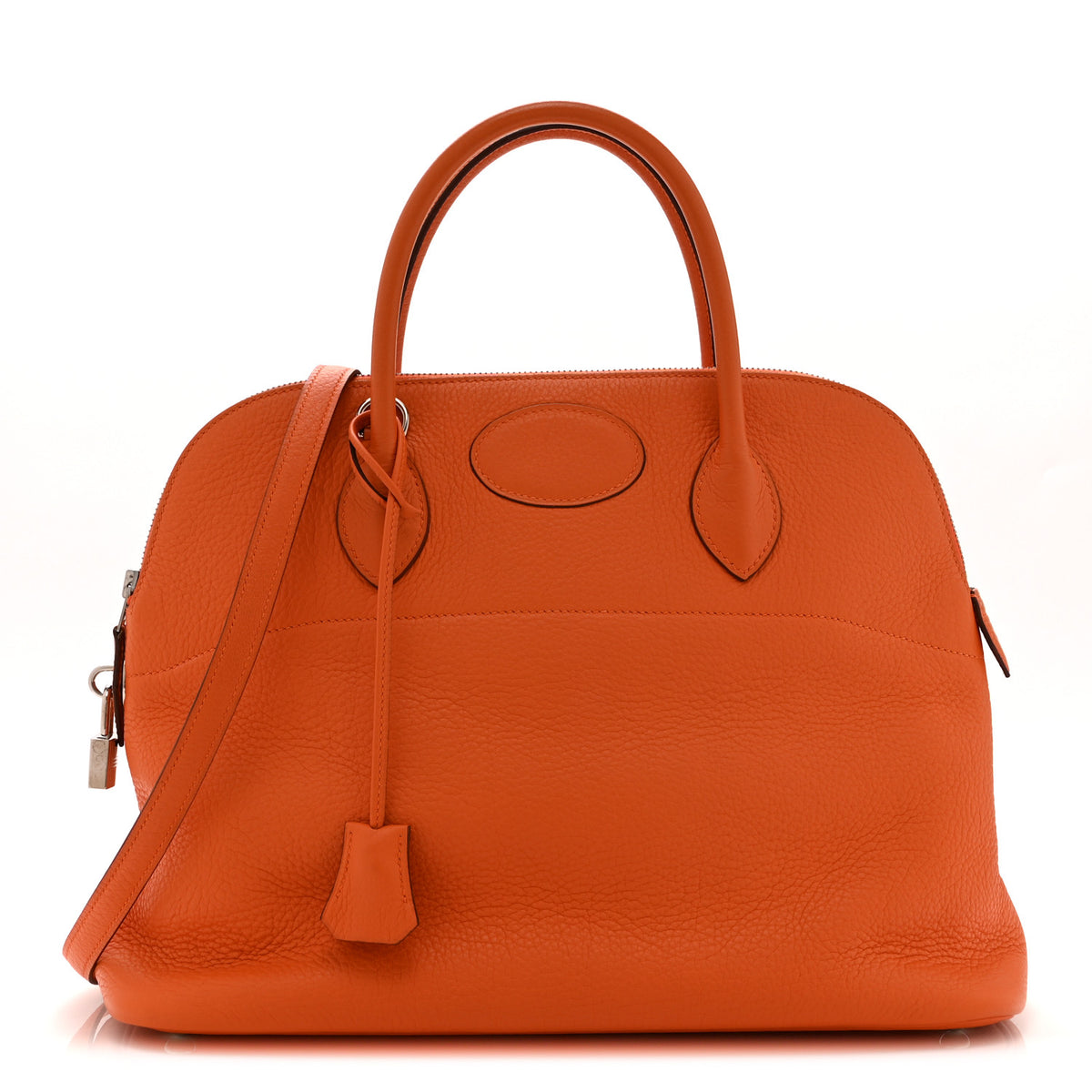 Hermes Taurillon Clemence Bolide 35 Orange 1 of 10