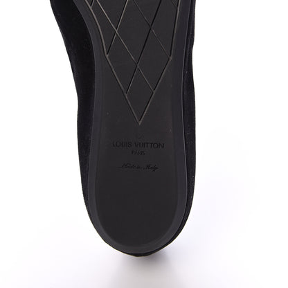 Louis Vuitton Suede Lock It Ballerina Flats 40 Black 7 of 10