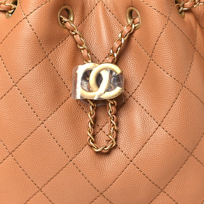 Chanel Caviar Quilted Small Chanel 25 Handbag Brown 8 of 10