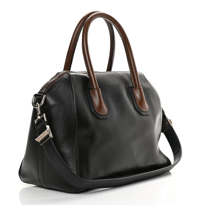 Givenchy Calfskin Medium Bi-Color Antigona Black Brown 2 of 21